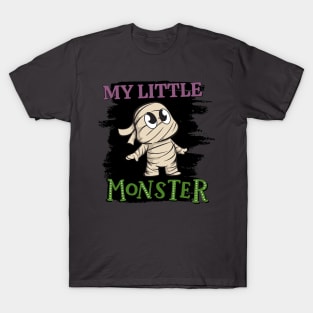 My Little Monster Funny cute Scary Monster Halloween cute scary little Monster T-Shirt